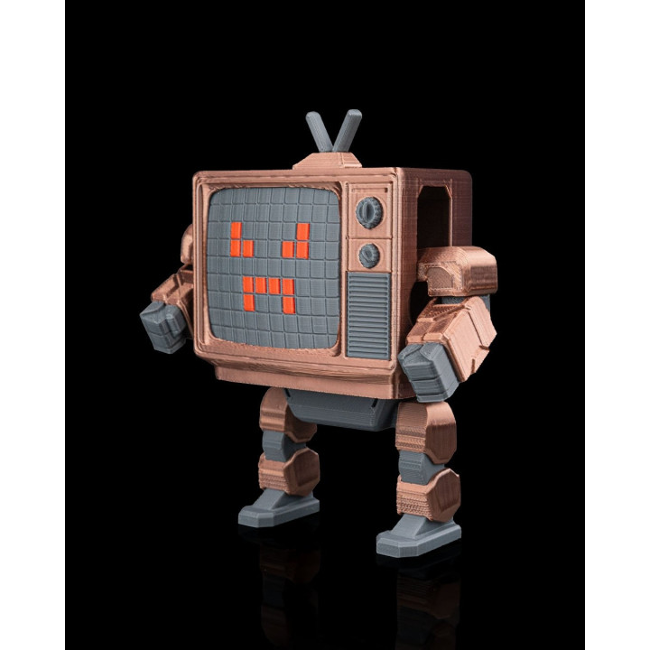 Tubotron – Robot Tv Rétro Figurine Décorative