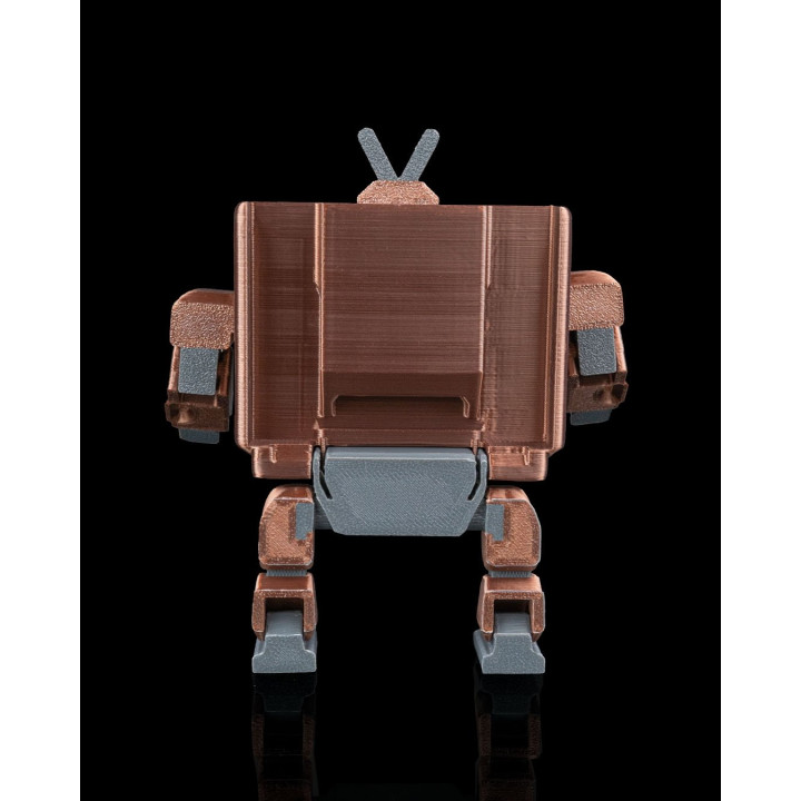Tubotron – Robot Tv Rétro Figurine Décorative