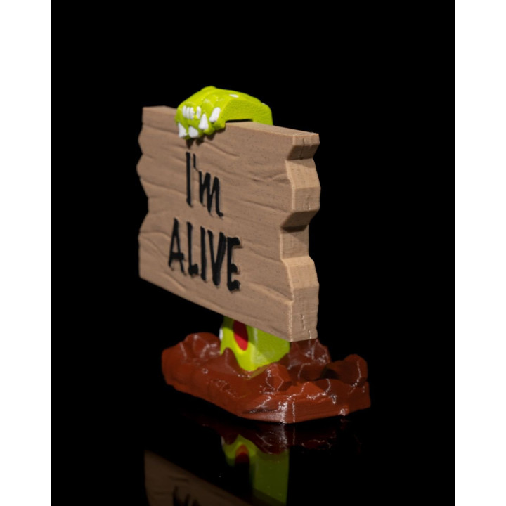 Pancartes Zombie Humoristiques – Set De 3 Figurines Décoratives Halloween