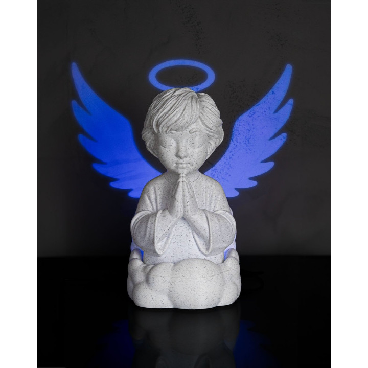 Lampe De Table Ange Gardien – Veilleuse Décorative Lumineuse
