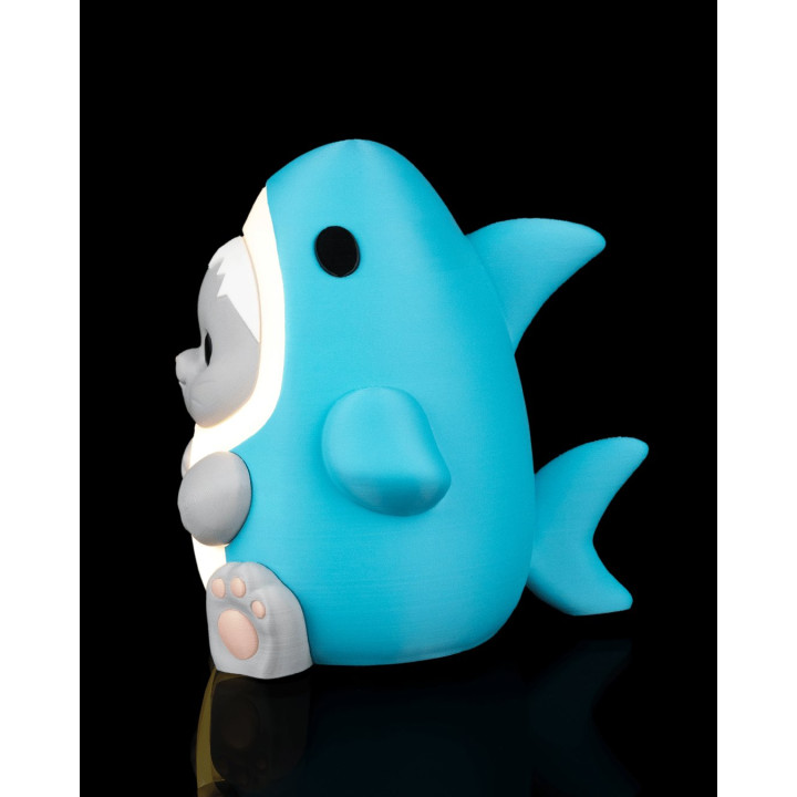 Sharkitty – Lampe De Table Chat Requin