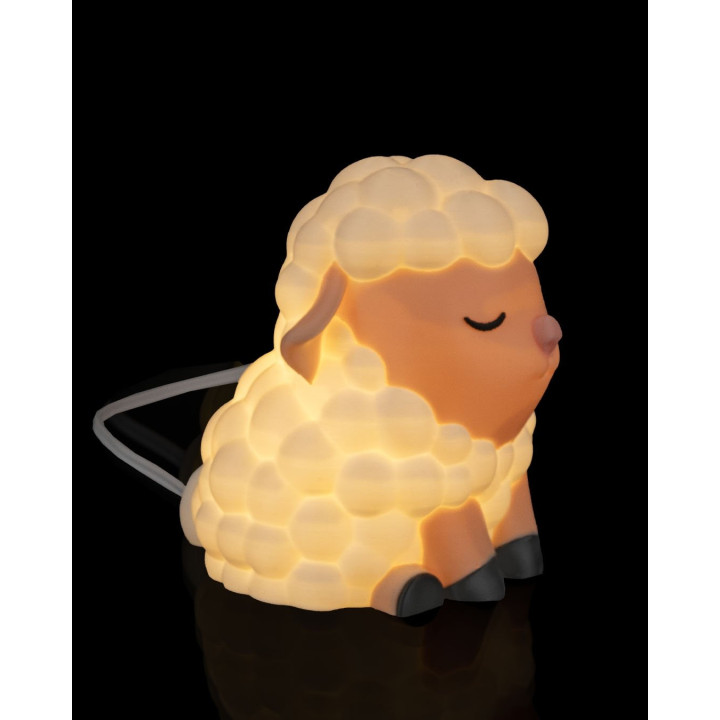 Lampe De Table Mouton Endormi – Veilleuse Décorative Cosy