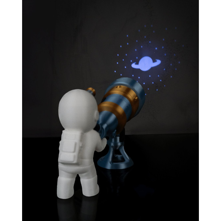 Lampe De Table Astronaute & Télescope – Projecteur D'Étoiles