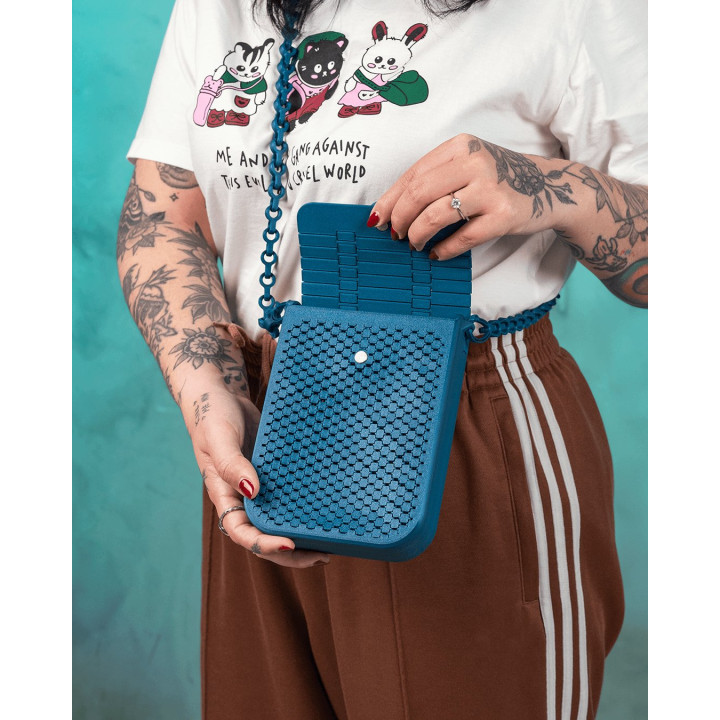 Sac Crossbody Crosscut – Pochette Bandoulière Géométrique Chic