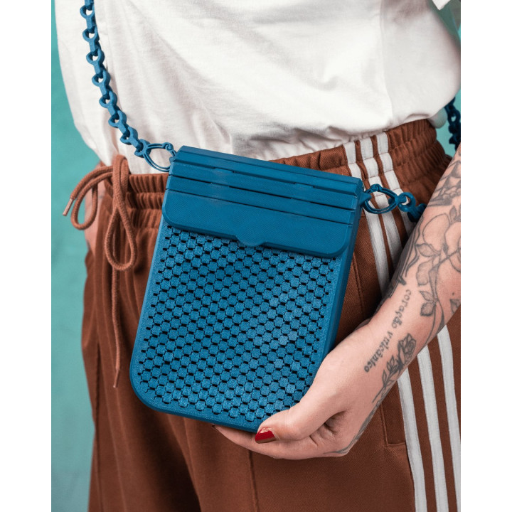 Sac Crossbody Crosscut – Pochette Bandoulière Géométrique Chic
