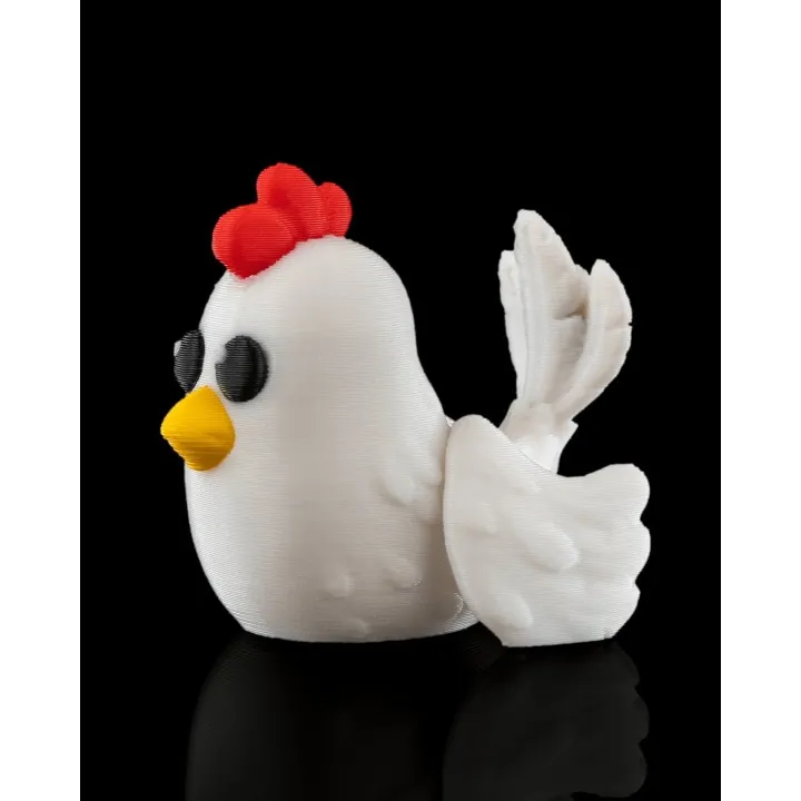Poule Rigolote – Figurine & Porte-clés Made in Occitanie
