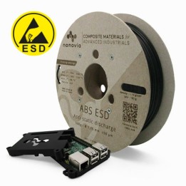 Nanovia - ESD ABS - Noir - 1,75 mm - 500 g | Espace Maker