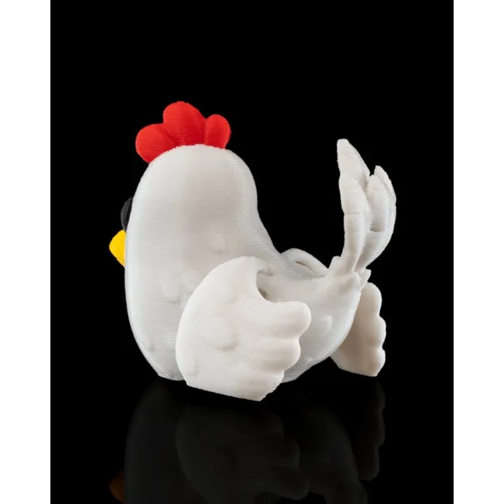 Poule Rigolote – Figurine & Porte-clés Made in Occitanie