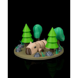 Capybara Chill – Figurine & Porte-Clés Capybara Zen Made In Occitanie