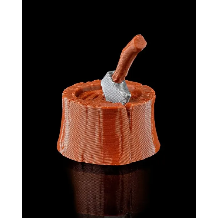 Souche & Hache – Figurine déco Made in Occitanie