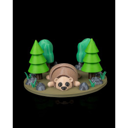 Hérisson Câlin – Figurine Décorative & Porte-Clés Adorable