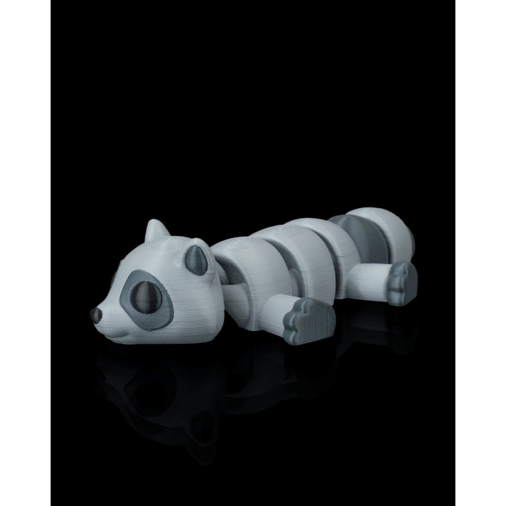 Raton Laveur Paresseux Articulé – Figurine & Porte-Clés