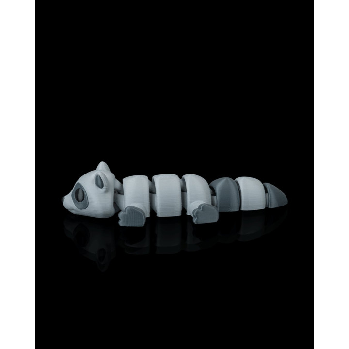 Raton Laveur Paresseux Articulé – Figurine & Porte-Clés