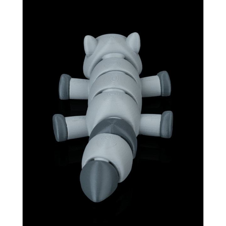 Raton Laveur Paresseux Articulé – Figurine & Porte-Clés