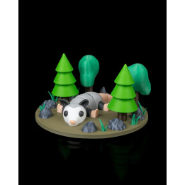 Opossum Flop – Figurine Articulée & Porte-Clés | Made In Occitanie