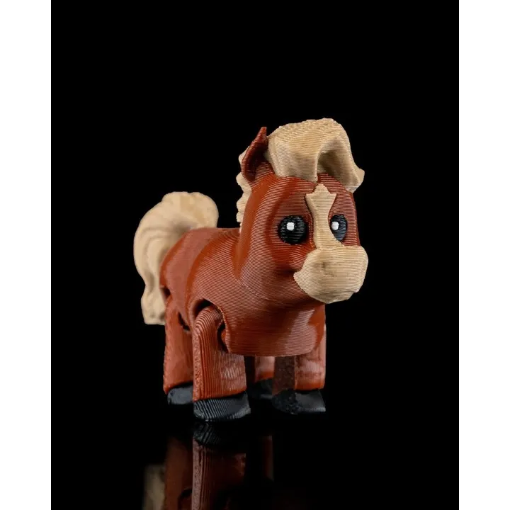 Cheval Articulé Mignon – Figurine Made in Occitanie