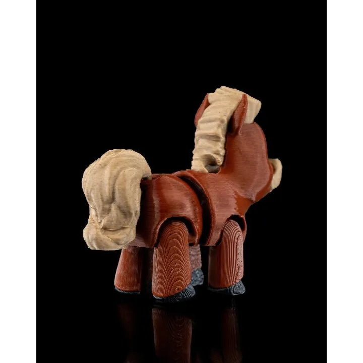 Cheval Articulé Mignon – Figurine Made in Occitanie