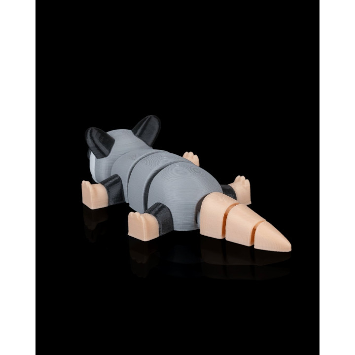 Opossum Flop – Figurine Articulée & Porte-Clés | Made In Occitanie
