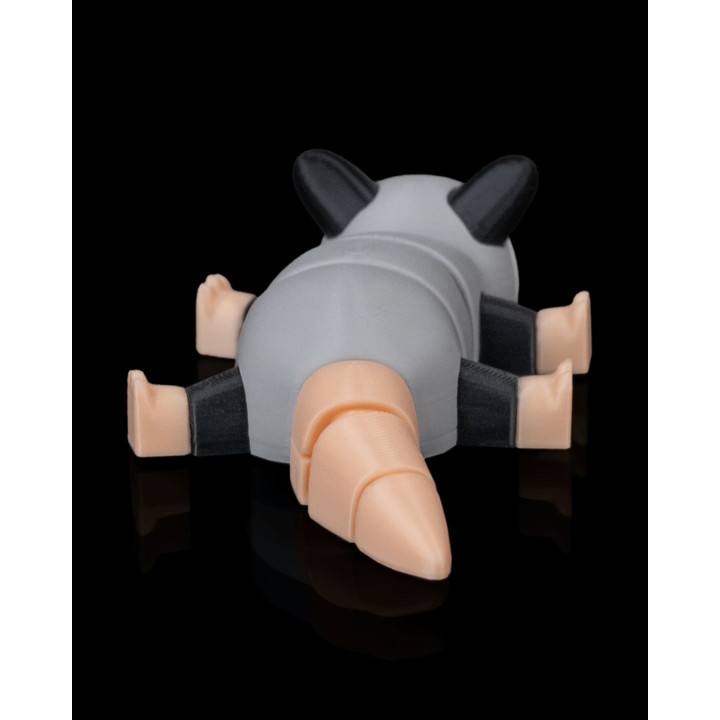 Opossum Flop – Figurine Articulée & Porte-Clés | Made In Occitanie