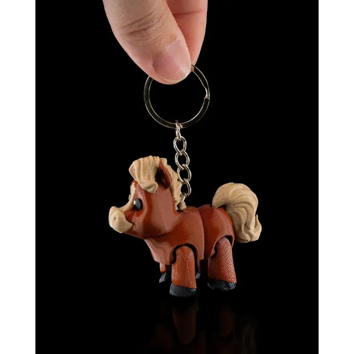 Cheval Articulé Mignon – Figurine Made in Occitanie