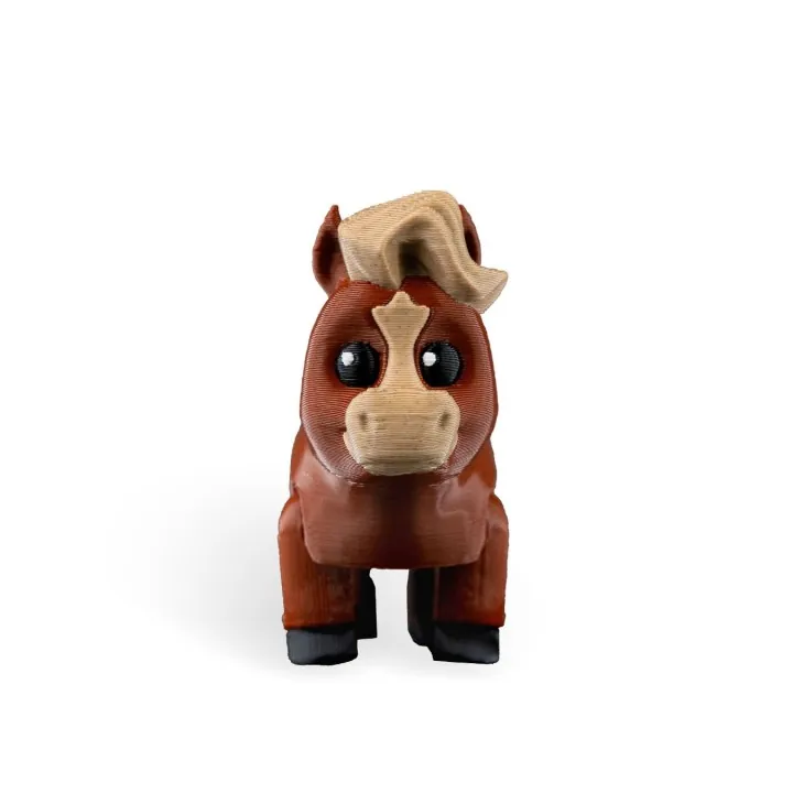 Cheval Articulé Mignon – Figurine Made in Occitanie