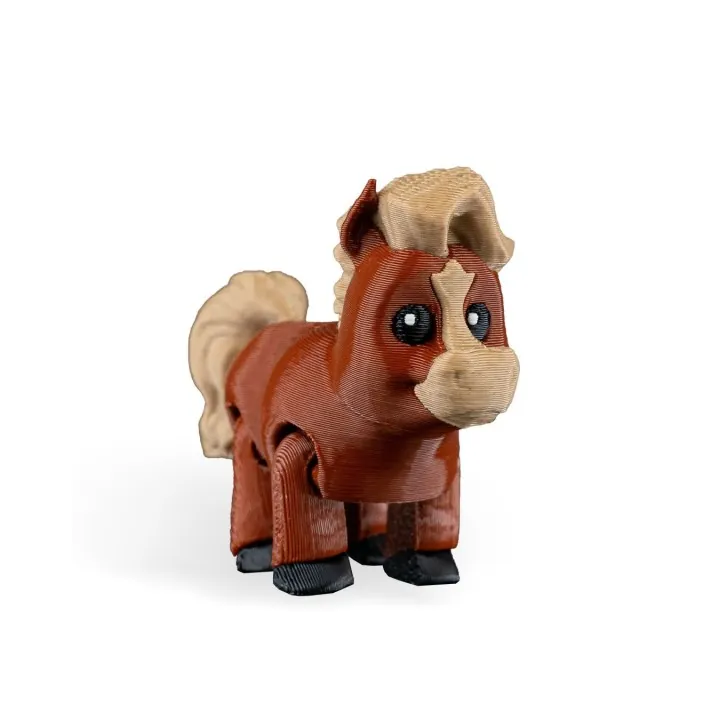Cheval Articulé Mignon – Figurine Made in Occitanie