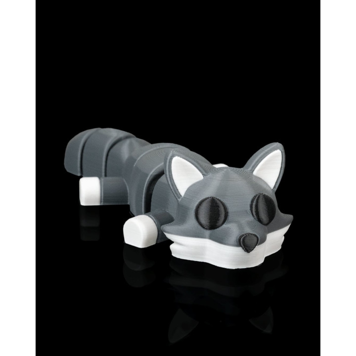 Loup Endormi Articulé – Figurine & Porte-Clés Made In Occitanie
