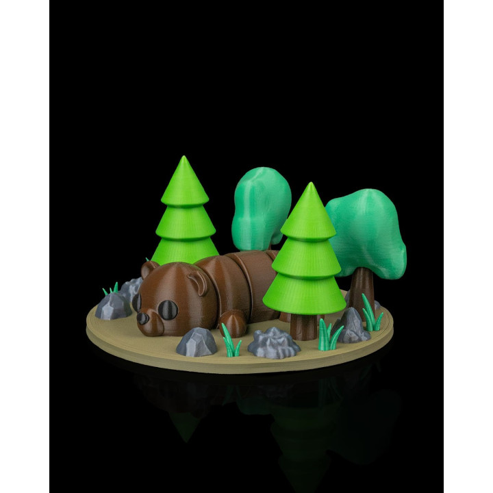 Ours Avachi – Figurine & Porte-Clés | Décoration Forêt Made In Occitanie