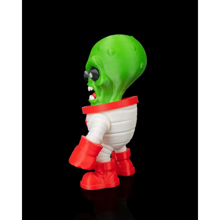 Alien Ranger – Figurine Extraterrestre Décalée Avec Pistolet Laser
