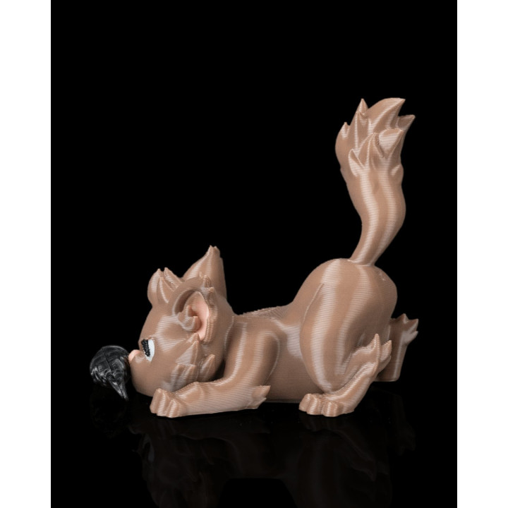 Le Codfather – Figurine Chat Gangster Avec Poisson | Porte-Clés