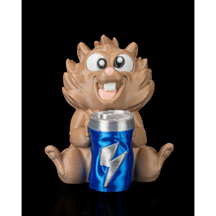 Nutjob – Figurine Écureuil Énergisé Avec Canette, Porte-Clés Décoratif