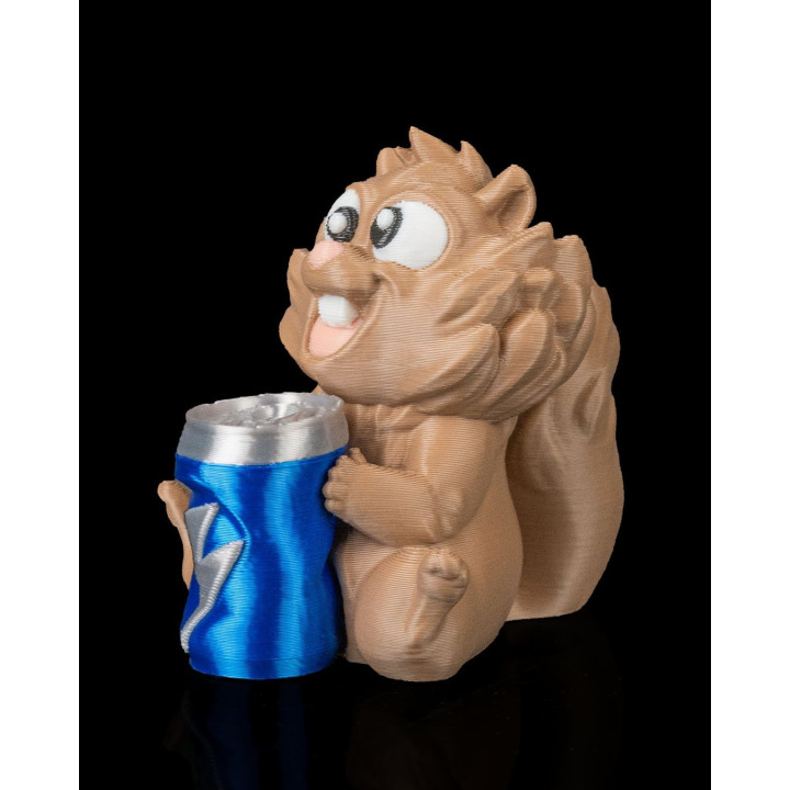 Nutjob – Figurine Écureuil Énergisé Avec Canette, Porte-Clés Décoratif