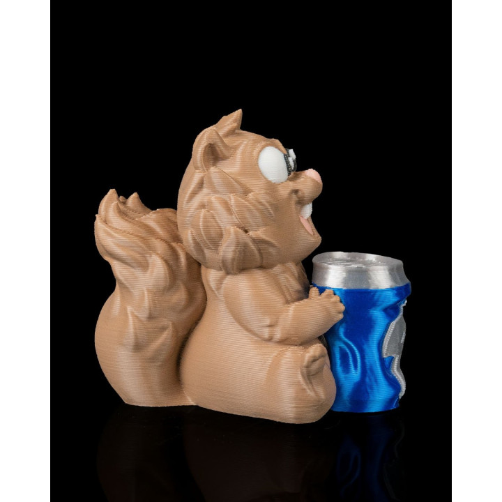 Nutjob – Figurine Écureuil Énergisé Avec Canette, Porte-Clés Décoratif