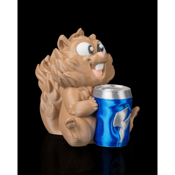 Nutjob – Figurine Écureuil Énergisé Avec Canette, Porte-Clés Décoratif