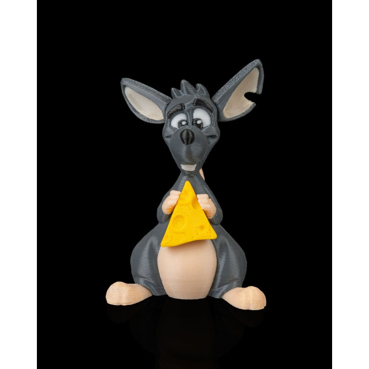 Mozzarella Mike – Figurine Souris Porte-Clés Fromage
