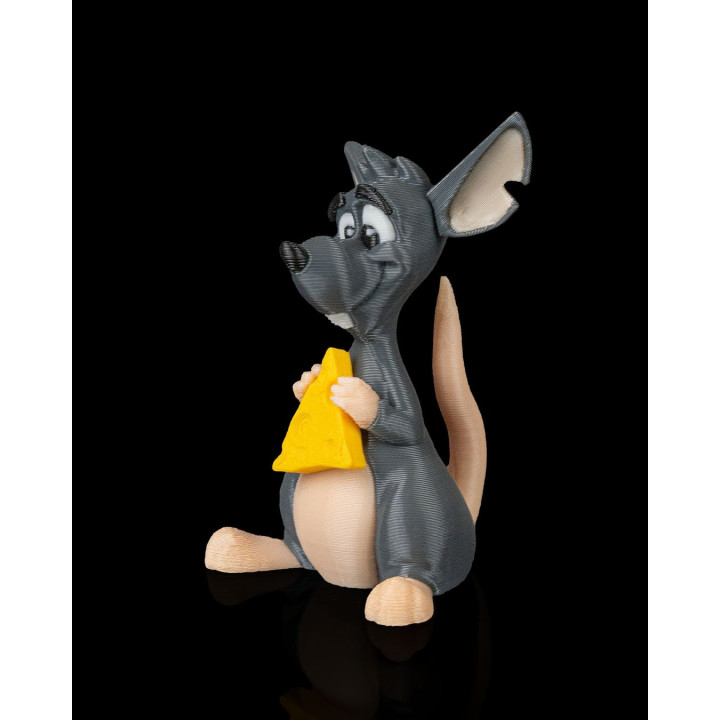 Mozzarella Mike – Figurine Souris Porte-Clés Fromage