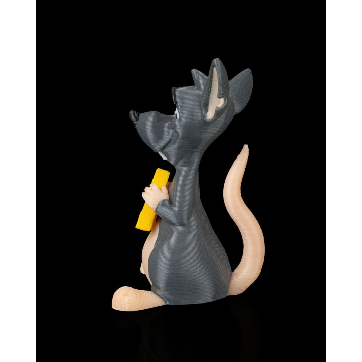 Mozzarella Mike – Figurine Souris Porte-Clés Fromage