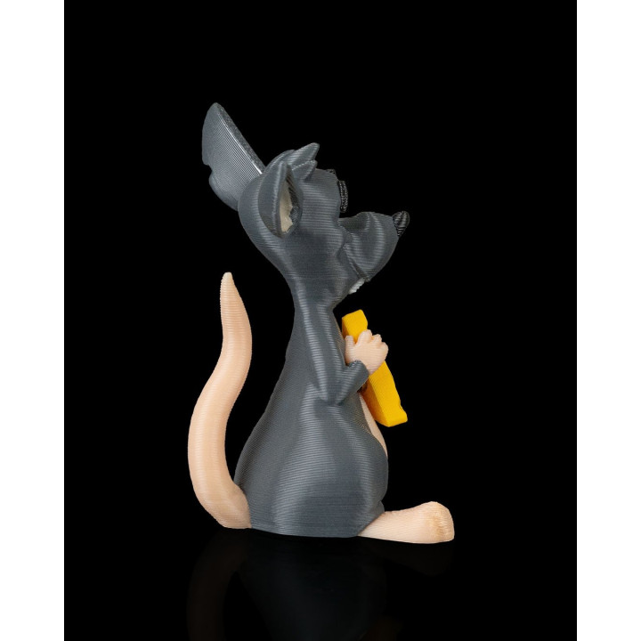 Mozzarella Mike – Figurine Souris Porte-Clés Fromage