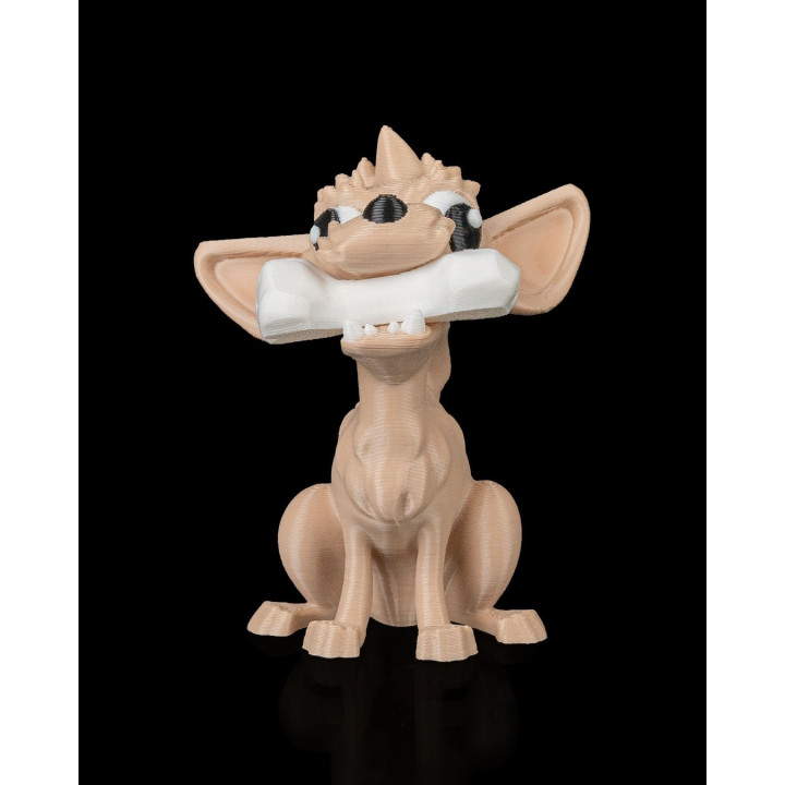 Slim Jim – Figurine Chien Maigrichon Avec Son Os Géant | Porte-Clés