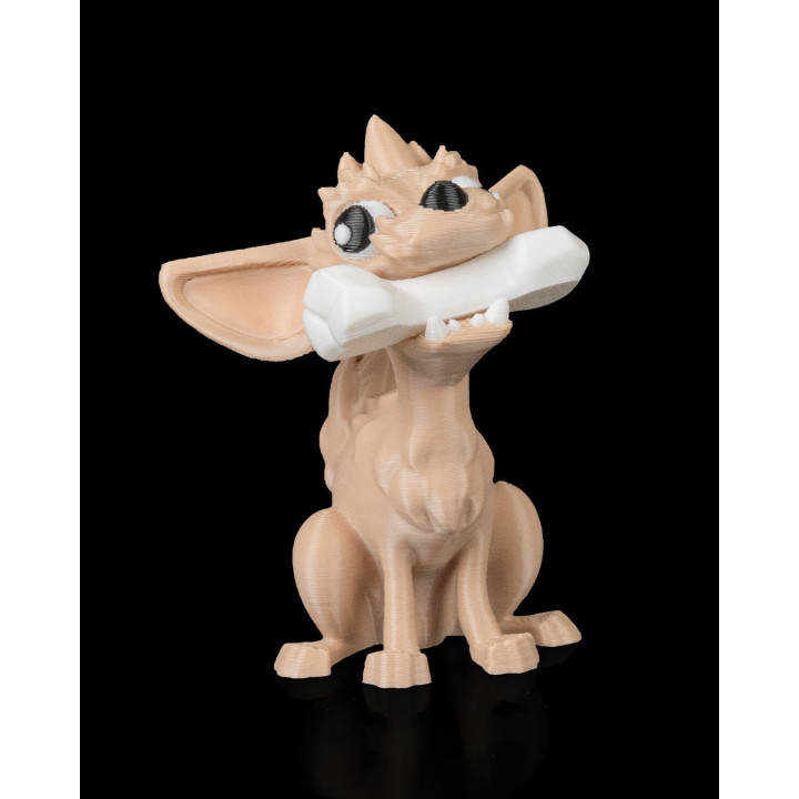Slim Jim – Figurine Chien Maigrichon Avec Son Os Géant | Porte-Clés