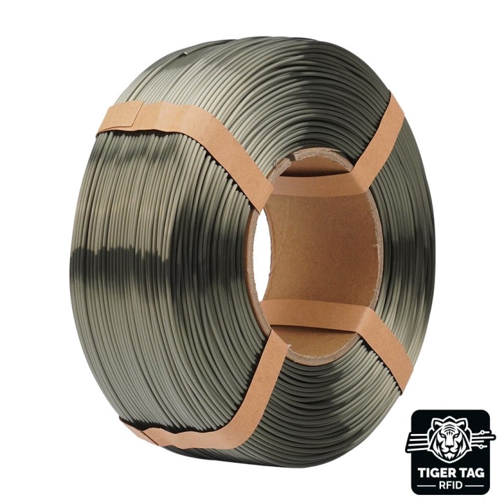 eSun - PLA-Silk - Bronze - 1,75 mm - 1 kg Refill avec RFID TigerTag | 
