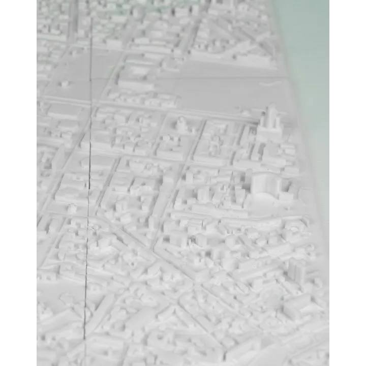 Carte 3D De Kiev – Relief Architectural De La Capitale Ukrainienne