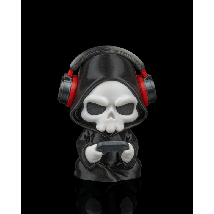 Grim Reaper Gamer – Figurine & Porte-Clés Faucheuse Geek