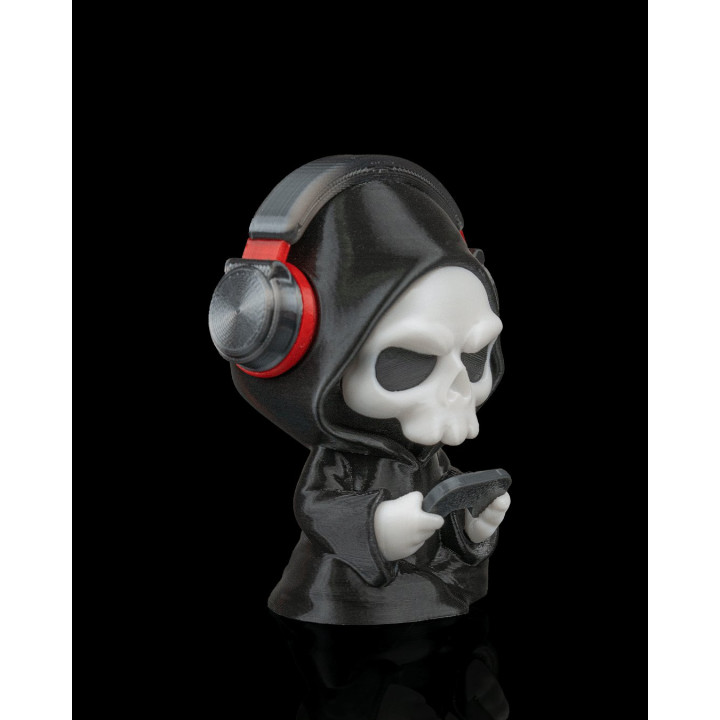 Grim Reaper Gamer – Figurine & Porte-Clés Faucheuse Geek