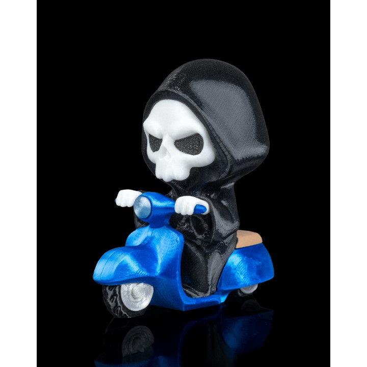 Grim Rider – La Faucheuse Sur Scooter | Figurine & Porte-Clés
