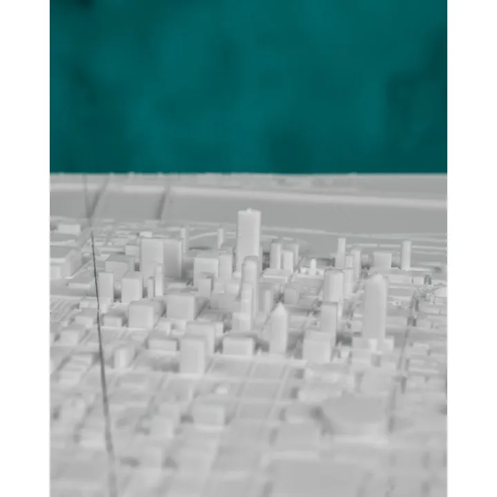 Carte 3D De Saint-Louis – Relief Urbain Décoratif