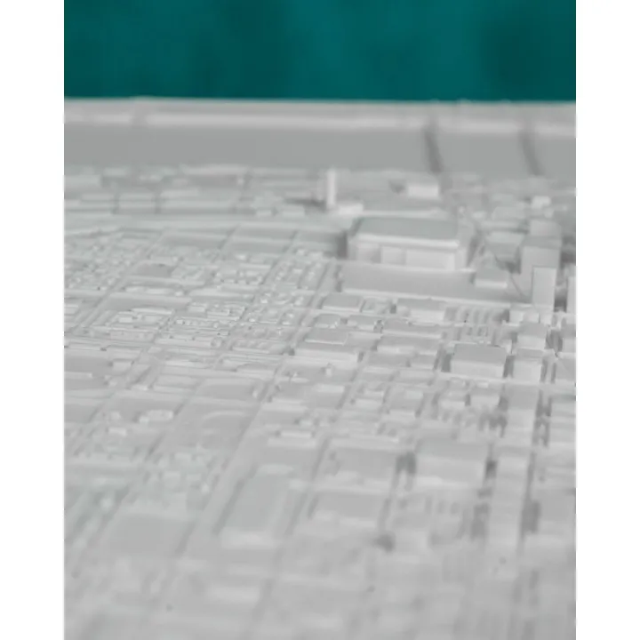 Carte 3D De Saint-Louis – Relief Urbain Décoratif
