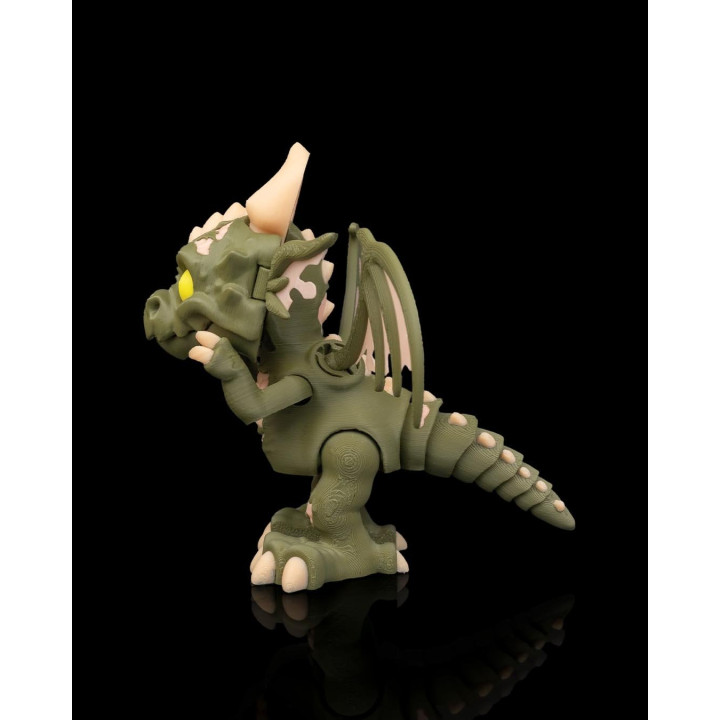 Le Dragon Indestructible – Figurine Dragon Zombie Sur Socle Cimetière