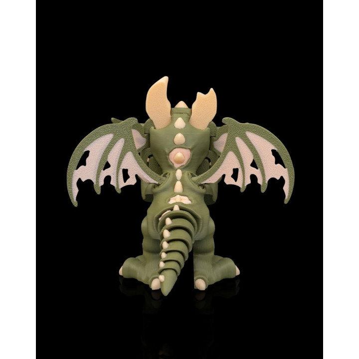 Le Dragon Indestructible – Figurine Dragon Zombie Sur Socle Cimetière