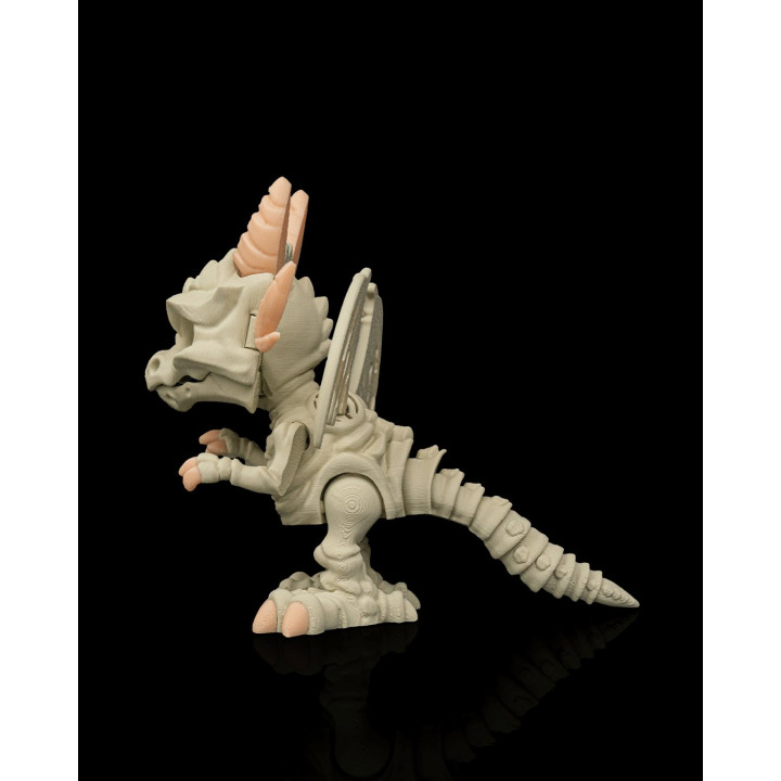 Dragon Osseux – Figurine Fantastique Avec Socle & Crânes